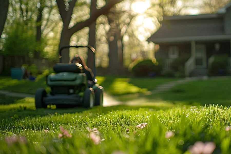 cordless electric self propelled mower